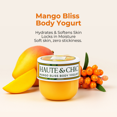 Mango Bliss Body Yogurt – Mango Luxe Escape | Deep Hydration & Tropical Glow | 200ml