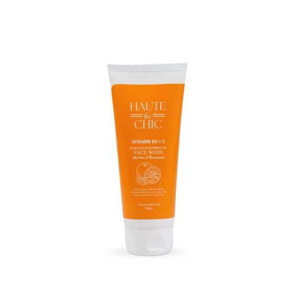 VITAMIN C + B3  BRIGHTENING FACEWASH – 100 ML | Brightens skin & evens skin tone