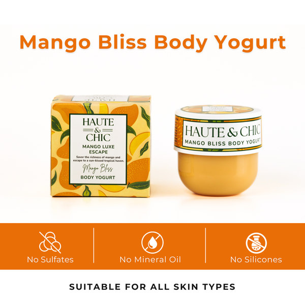 Mango Bliss Body Yogurt – Mango Luxe Escape | Deep Hydration & Tropical Glow | 200ml