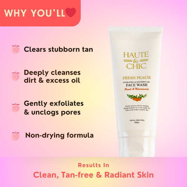 VITAMIN C AND PEACH FACE WASH