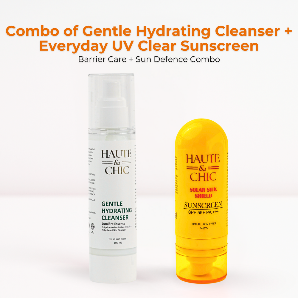 Combo of Gentle Hydrating Cleanser + Everyday UV Clear Sunscreen
