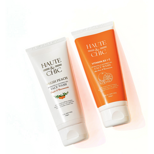 Combo of Vitamin C + B3 Facewash & Peach Face Wash
