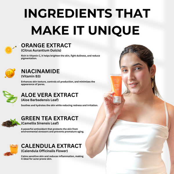 VITAMIN C + B3  BRIGHTENING FACEWASH